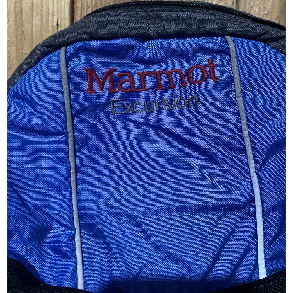 Marmot Walkabout Biospan‎ Waist Bag Fanny Pack  Hiking Adjustable Blue/Gray